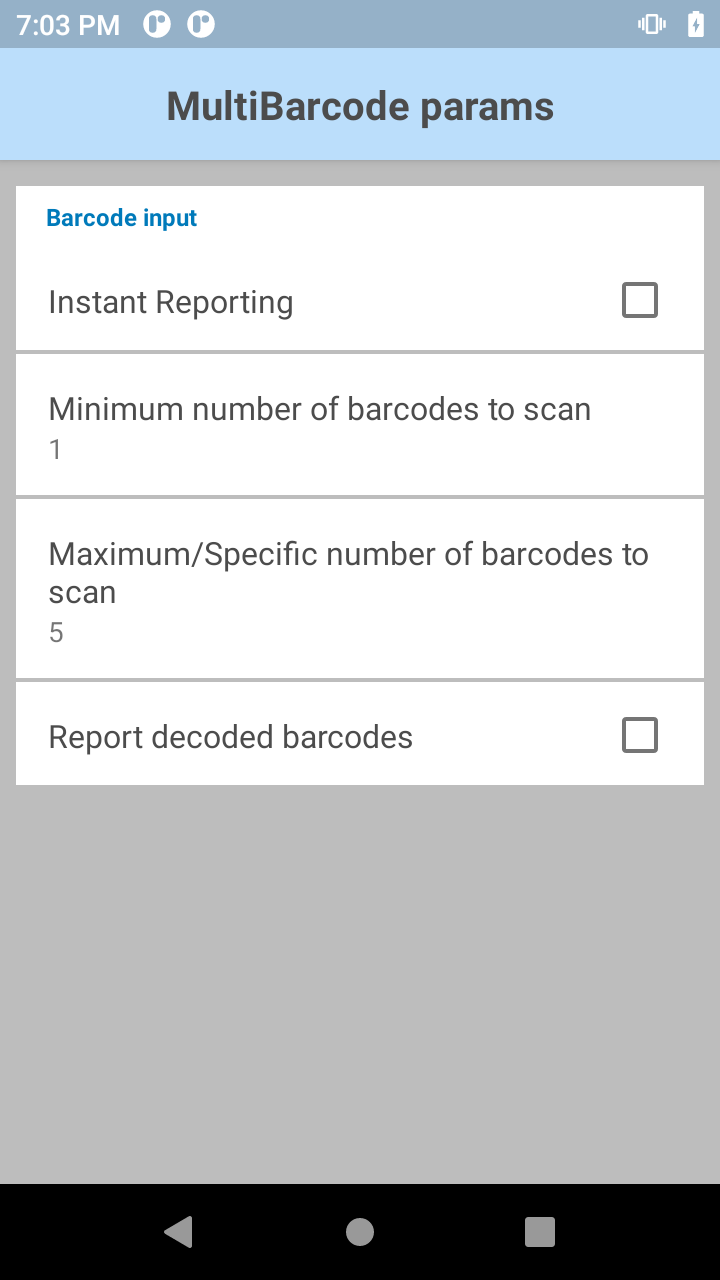 Barcode Input - Zebra Technologies TechDocs