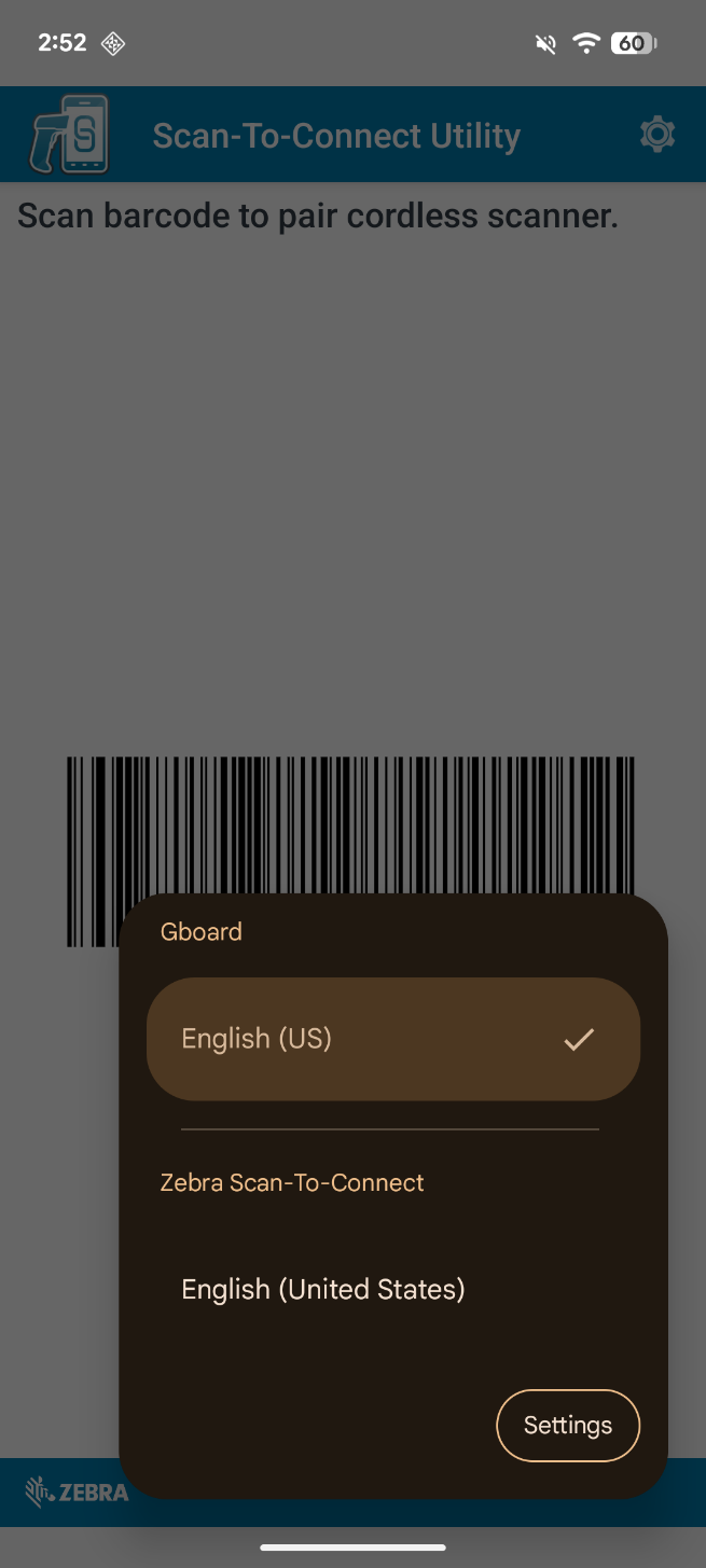 Selecting the active keyboard