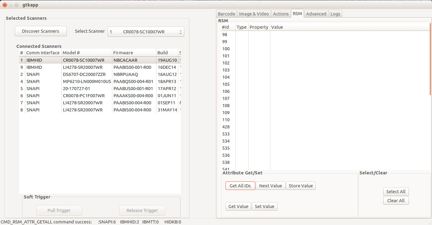 Scanner SDK for Linux Test Utilities Zebra Technologies