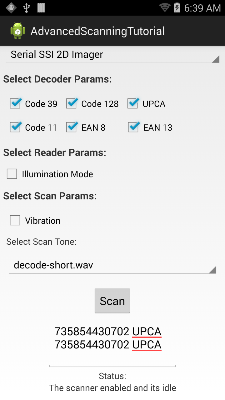 Advanced Scanning Tutorial using Barcode API - Zebra Technologies