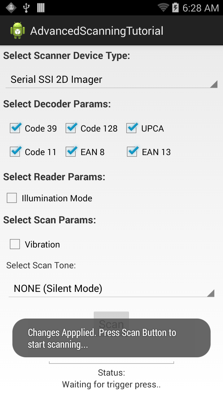 Advanced Scanning Tutorial using Barcode API - Zebra Technologies