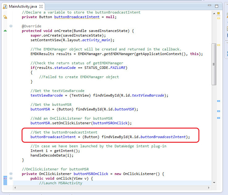 Using Broadcast Intent in DataCapture Profiles - Zebra Technologies TechDocs