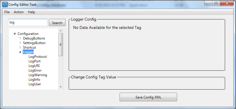 Configuration editor