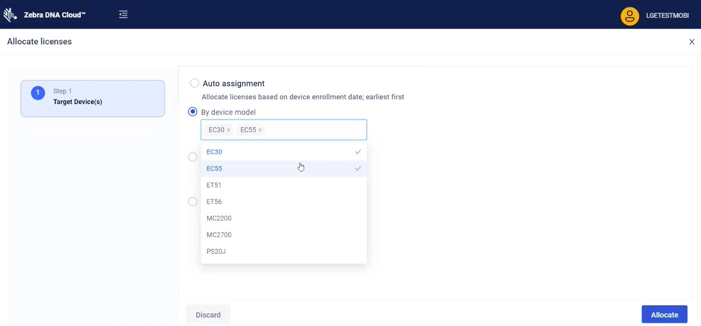 Zebra DNA Cloud Licensing - TechDocs
